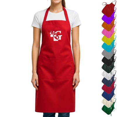 Kitchen Apron w/ Custom Imprint & Adjustable Strap 22" x 32"